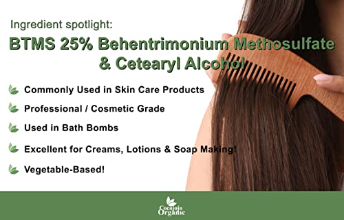 Behentrimonium Chloride Leave-In Hair Conditioner 8 oz for Smooth Manageable Hair - Image 4