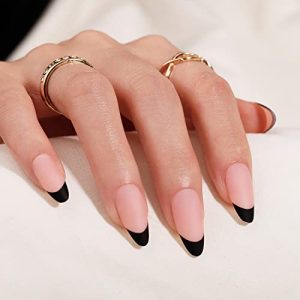 Black Tip Stick On Nails ? Easy and Stylish