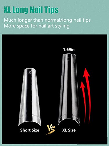Acrylic Nails Set with Two Colors for Stylish Nail Art and Design - Image 5