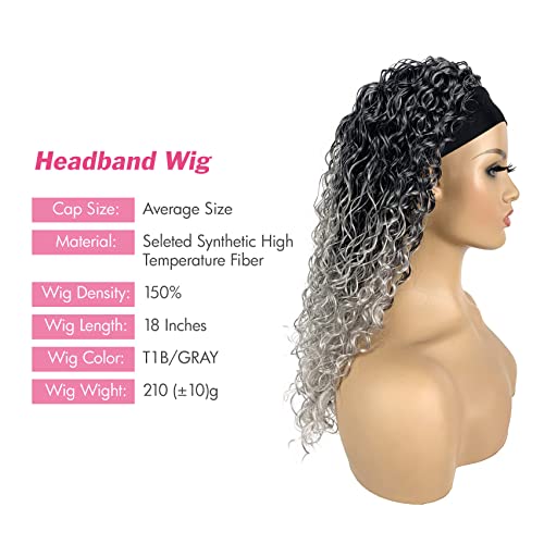 Black & Grey Human Hair Wig - Image 4