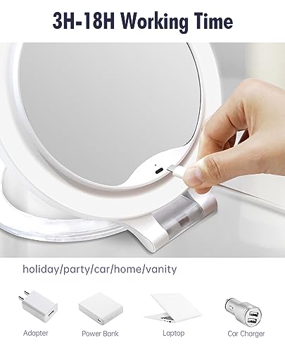 Vintage hair brush and mirror set. - Image 6