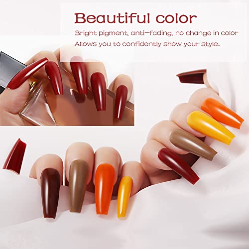 Autumn Fall 2023 Nail Polish Shades Collection 10ml Bottles - Image 4