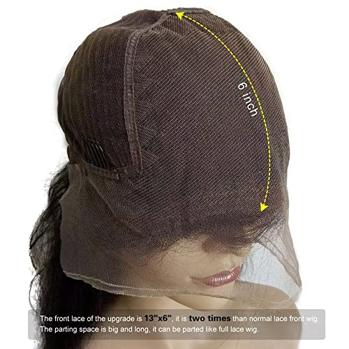 13x4 Wet & Wavy 100% Human Hair Lace Front Wig Natural Black - Image 8