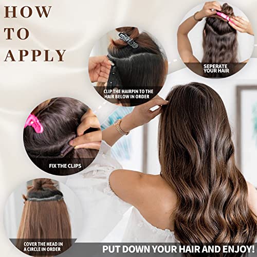 Human hair bangs extension for added volume and style. - Image 5