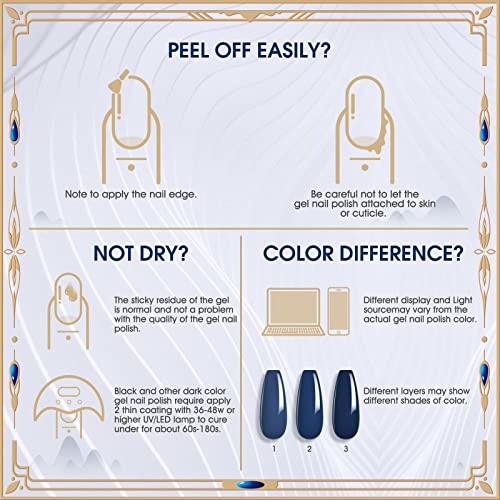 Sparkly black gel nail polish. - Image 9