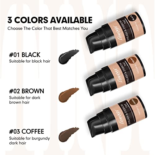 Black Hair Eyebrow Color Kit for Perfect Matching Shades and Easy Application - Image 6