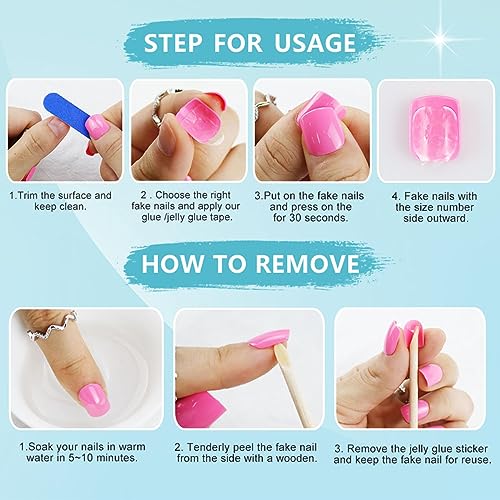 Blue acrylic nails for a stylish look. - Image 6