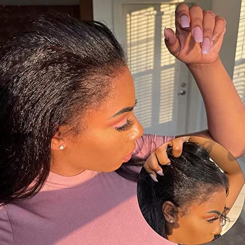 Yaki Human Hair Wig - Natural Texture, Comfortable Fit, Ready to Wear - Image 7