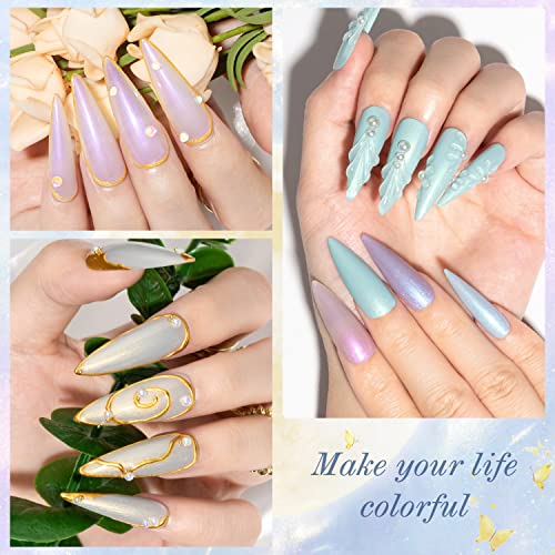 Aurora Gel Nail: Long-lasting, vibrant gel manicures. - Image 4