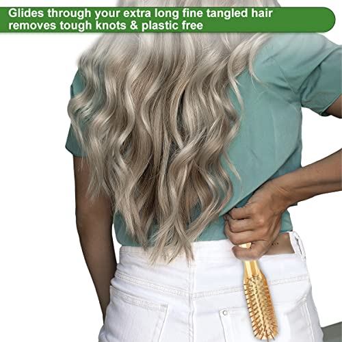 Eco-friendly Bamboo Hair Brush - Image 5
