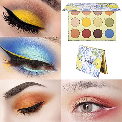 Shade & Shine Bailey Sarian Inspired Yellow 12 Shade Eyeshadow Palette New - Image 2