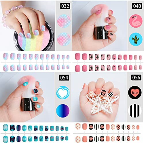 Autism Awareness Themed Acrylic Nails Design Kit for Creative Self-Expression and Style - Image 3