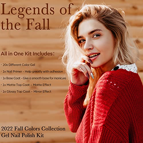 Fall-inspired gel nail polish for trendy autumn looks. - Image 6