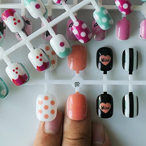Autism Awareness Themed Acrylic Nails Design Kit for Creative Self-Expression and Style - Image 6