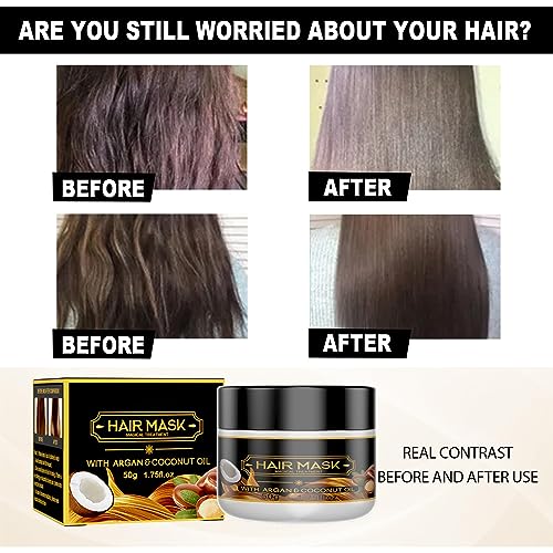 Argan Oil Hair Mask for Moisture Repair - Image 3