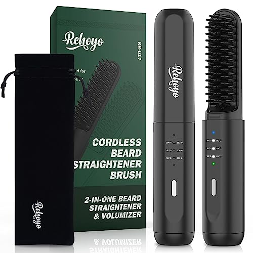 Beard dryer for quick styling and grooming.