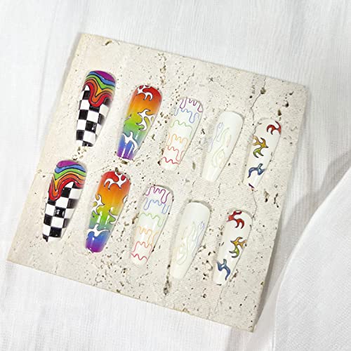 ?Bisexual Pride Acrylic Nails? - Image 5