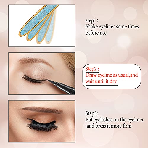 Appeal Cosmetics Waterproof Liquid Eyeliner 0.12 fl oz Long-Lasting Hold - Image 3