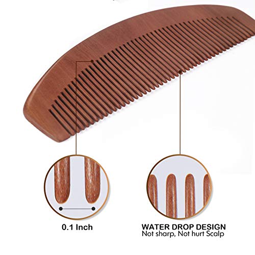 Natural wood hair brush for eco-friendly grooming. - Image 5