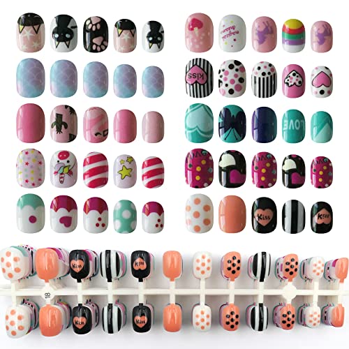 Autism Awareness Themed Acrylic Nails Design Kit for Creative Self-Expression and Style
