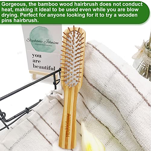 Eco-friendly Bamboo Hair Brush - Image 6