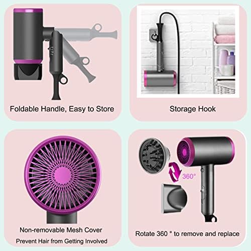 Hair styling tool with diffuser attachment. - Image 5