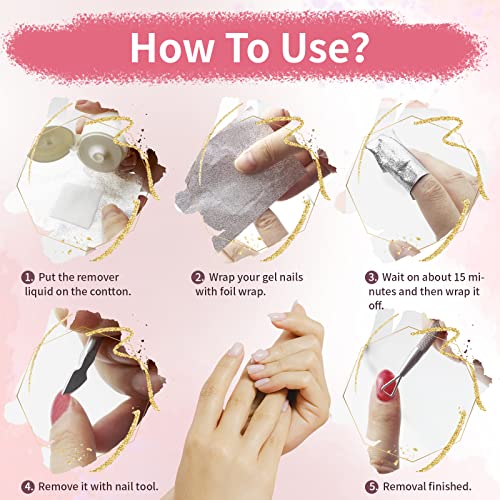 Aluminum foil removes nail polish quickly and easily. - Image 3