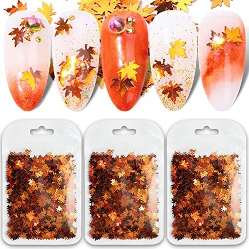 Fall-themed gel nail designs for autumn season. - Image 6