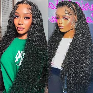 Black Lace Front Wig: Human Hair