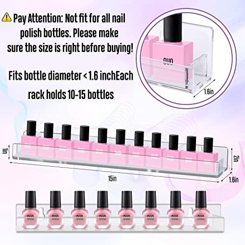 Acrylic Nail Polish Rack for Wall - Image 2