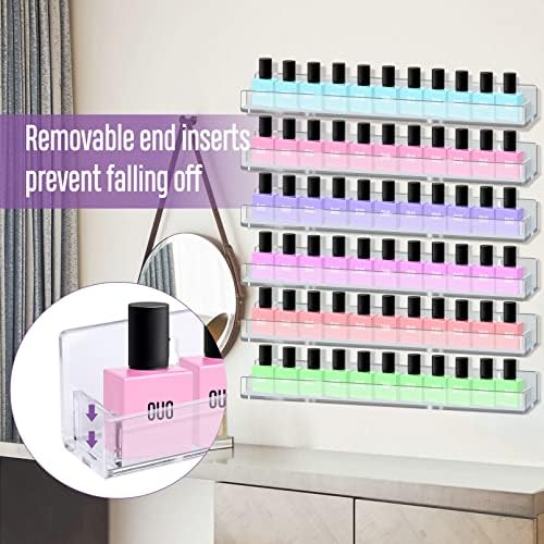 Acrylic Nail Polish Rack for Wall - Image 3