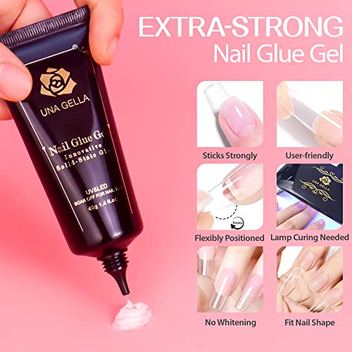 Professional Acrylic Nail Kit with Smooth Finish and Air Bubble Prevention Tools - Image 2