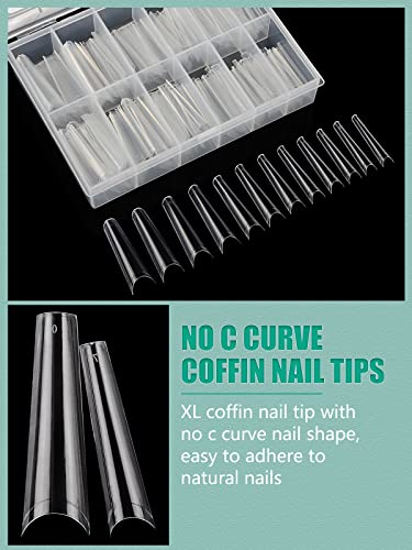 Acrylic Nails Set with Two Colors for Stylish Nail Art and Design - Image 3