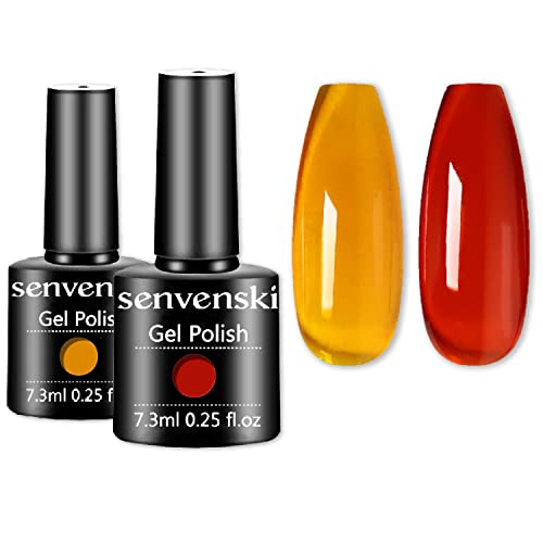 Amber Nail Polish: Shiny and sophisticated, perfect for any occasion.