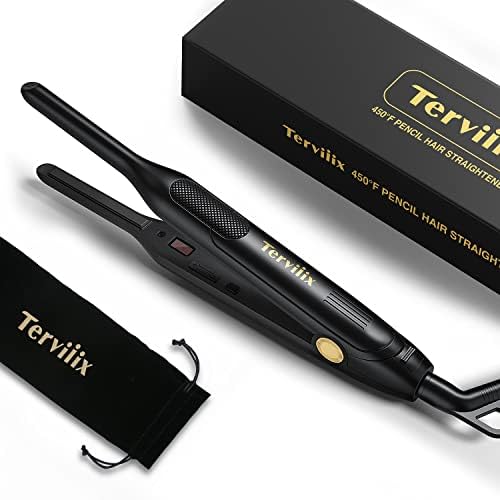 Amika Ceramic Straightening Brush for Fast Styling and Smooth Hair