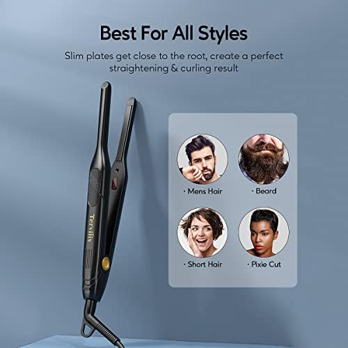 Amika Ceramic Straightening Brush for Fast Styling and Smooth Hair - Image 5