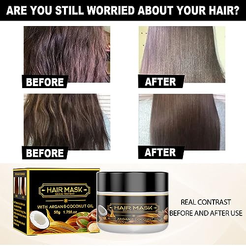 Argan and Coconut Oil Hair Mask - Image 5