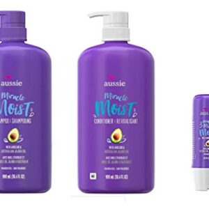 Aussie Miracle Moist Paraben-Free Haircare Set