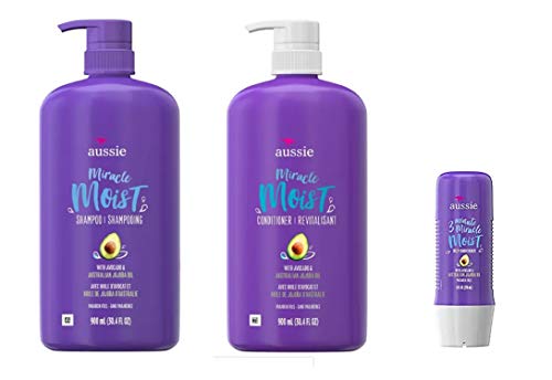 Aussie Miracle Moist Paraben-Free Haircare Set