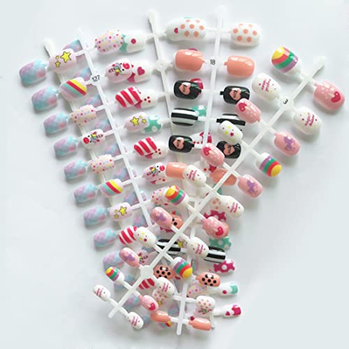 Autism Awareness Themed Acrylic Nails Design Kit for Creative Self-Expression and Style - Image 5