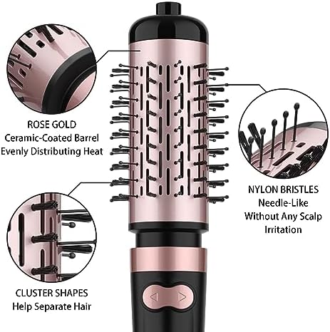 Automatic Rotating Hair Brush with 1.5-inch Barrel for Effortless Styling and Silky Smooth Results - Image 3