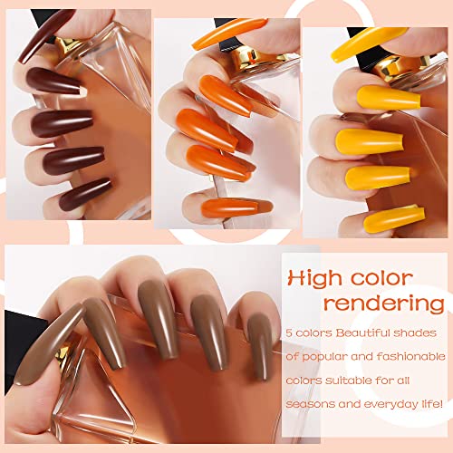 Autumn Fall 2023 Nail Polish Shades Collection 10ml Bottles - Image 3