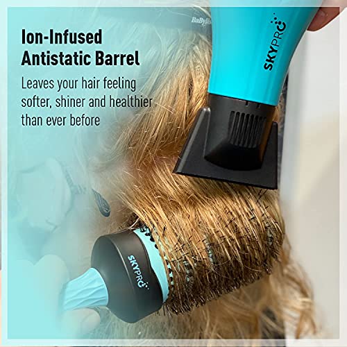 Babyliss 1.5-Inch Round Brush Blow Dryer for Fast, Effortless Hair Styling - Image 6