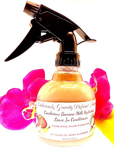 Nourishing Banana Hair Spray for Strong, Shiny, Healthy Hair - 8 oz Bottle