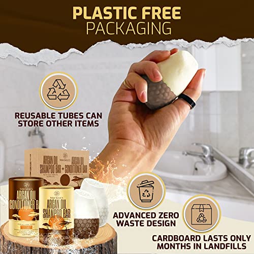 Beco Argan Oil Shampoo Bar 100g for Nourishing Moisturizing Vegan Hair Care - Image 6