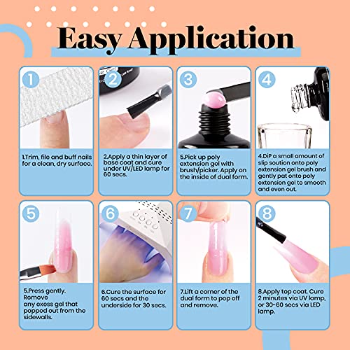 Beetles Poly Gel Nail Kit ? Extension Gel - Image 6