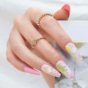 Best friends get matching acrylic nails.