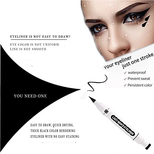 Black Cat Eye with Black Eyeshadow - Image 5