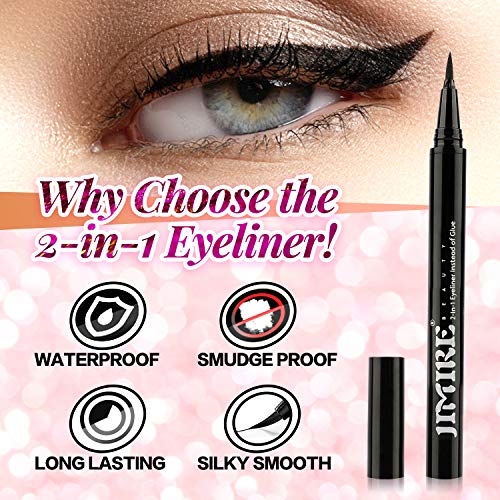 Black Glue Pen for Black Eyeliner 0.12 oz Long-Lasting Waterproof Formula - Image 3