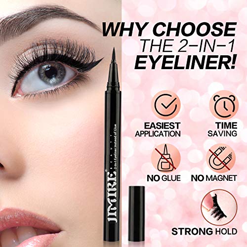 Black Glue Pen for Black Eyeliner 0.12 oz Long-Lasting Waterproof Formula - Image 2